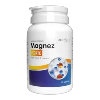Activlab MAGNEZ FORTE B6 60 tabl SKURCZE Mięśnie ZMĘCZENIE UKŁAD NERWOWY