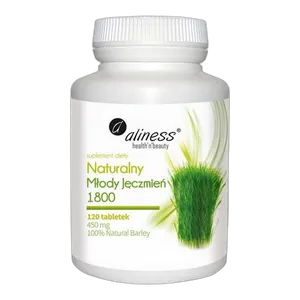 Aliness NATURALNY MŁODY JĘCZMIEŃ OCZYSZCZANIE WSPARCIE ODCHUDZANIA 120 TABL