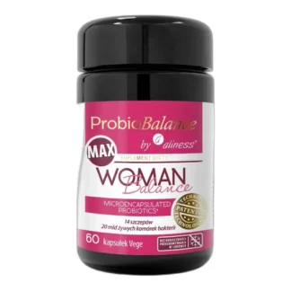 ALINESS ProbioBalance MAX Woman Balance PROBIOTYK DLA KOBIET 20 mld 60 kaps