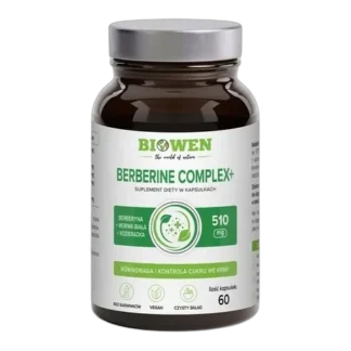 Biowen BERBERINE COMPLEX Berberyna Morwa 60 kap ODCHUDZANIE Apetyt CUKRZYCA