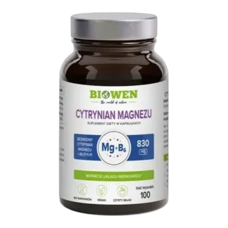 Cytrynian magnezu 825 mg + B6 Mięśnie Serce