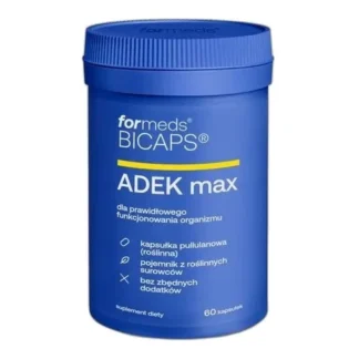FORMEDS BICAPS ADEK MAX Witamina A D3 E K2 MK7 - 60 KAPS - ODPORNOŚĆ WZROK