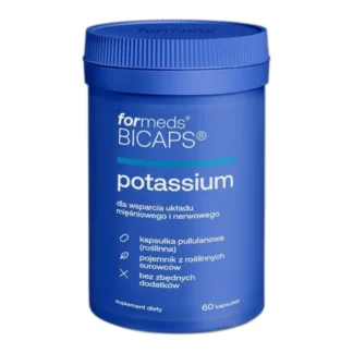 FORMEDS BICAPS MAG B6 + POTASSIUM Cytrynian MAGNEZ POTAS Ciśnienie krwi