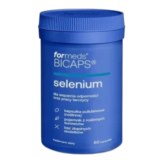 Formeds BICAPS SELEN L- SELENOMETIONINA przyswajalna forma VEGE Odporność