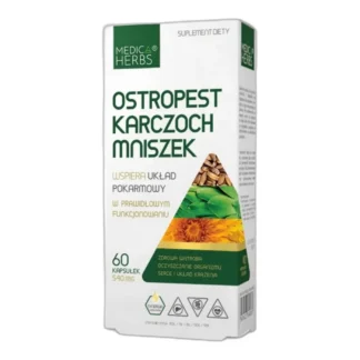 Ostropest, karczoch i mniszek dla wątroby i trawienia