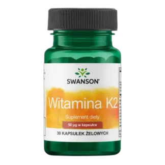 WITAMINA K2 NATURALNA 50mcg 30cap Krzepnięcie krwi MOCNE KOŚCI ZĘBY